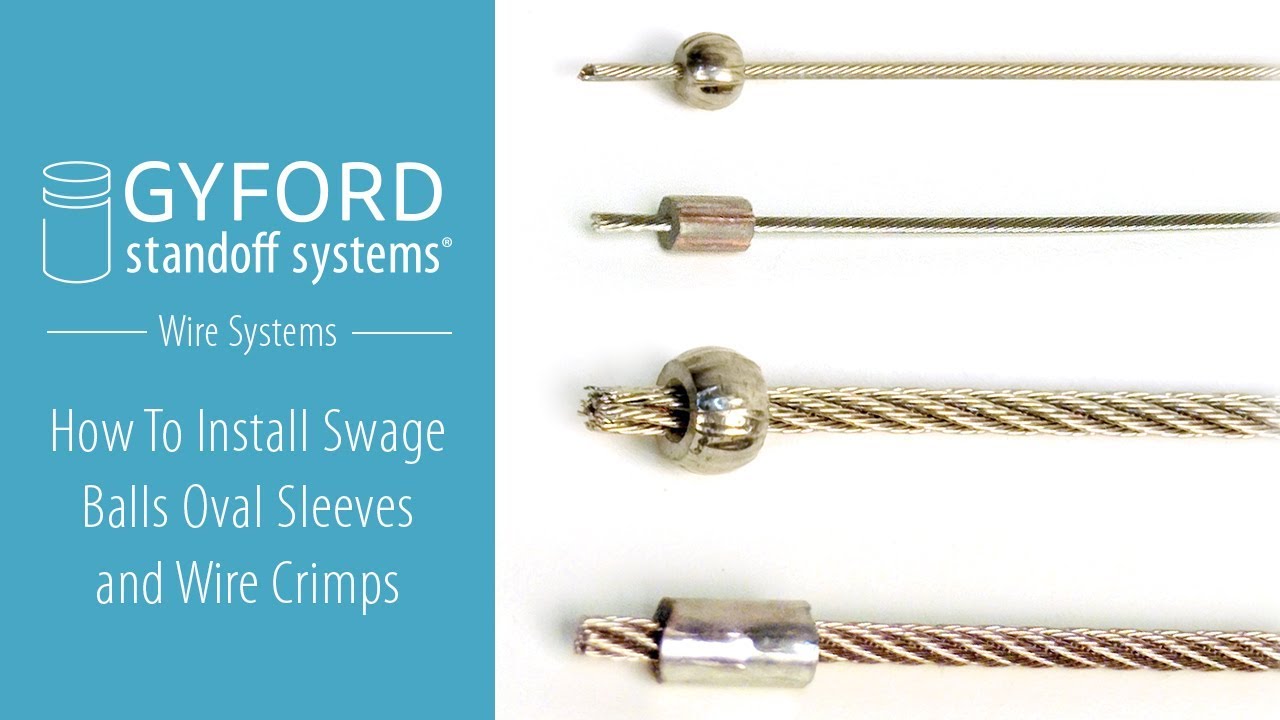 Making Wire Crimps, Swage Balls, Oval Sleeves Video