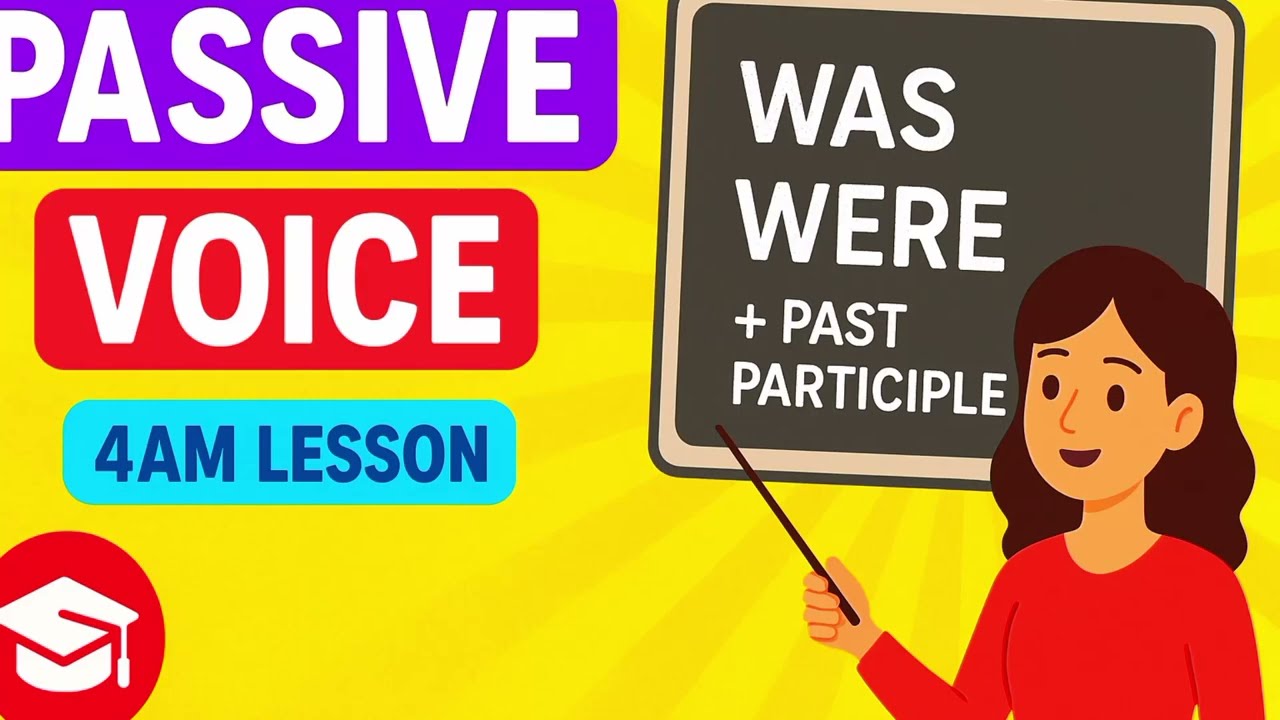 درس المبني للمجهول passive voice. رابعة متوسط.بيام2026.