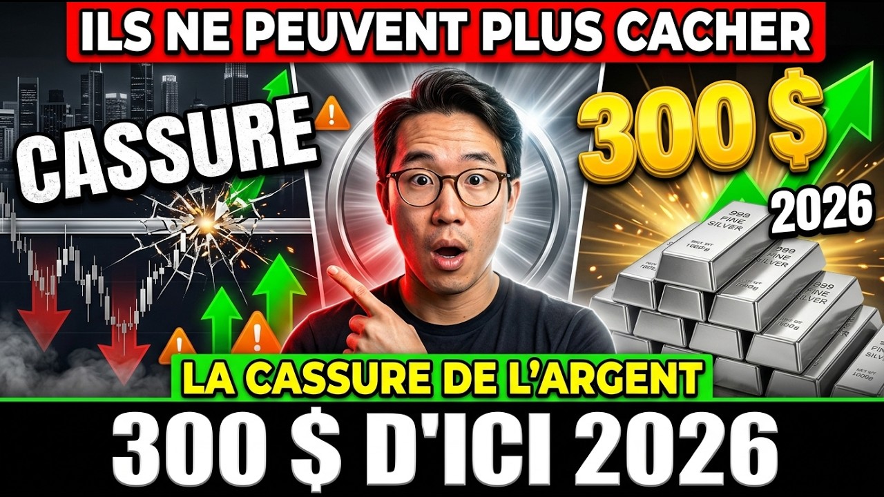 La cassure de l’argent qu’ils ne peuvent plus cacher – 300 $ d’ici 2026 arrivent