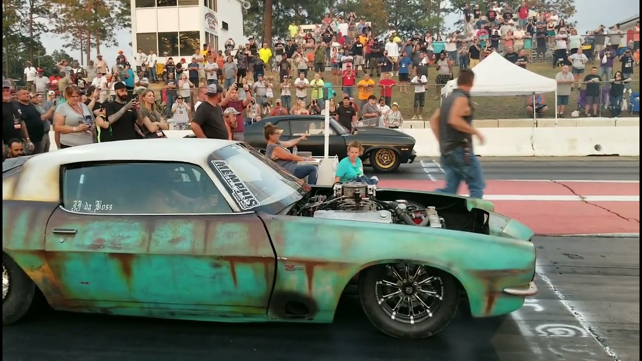 JJ's arm drop at Fayetteville Dragway