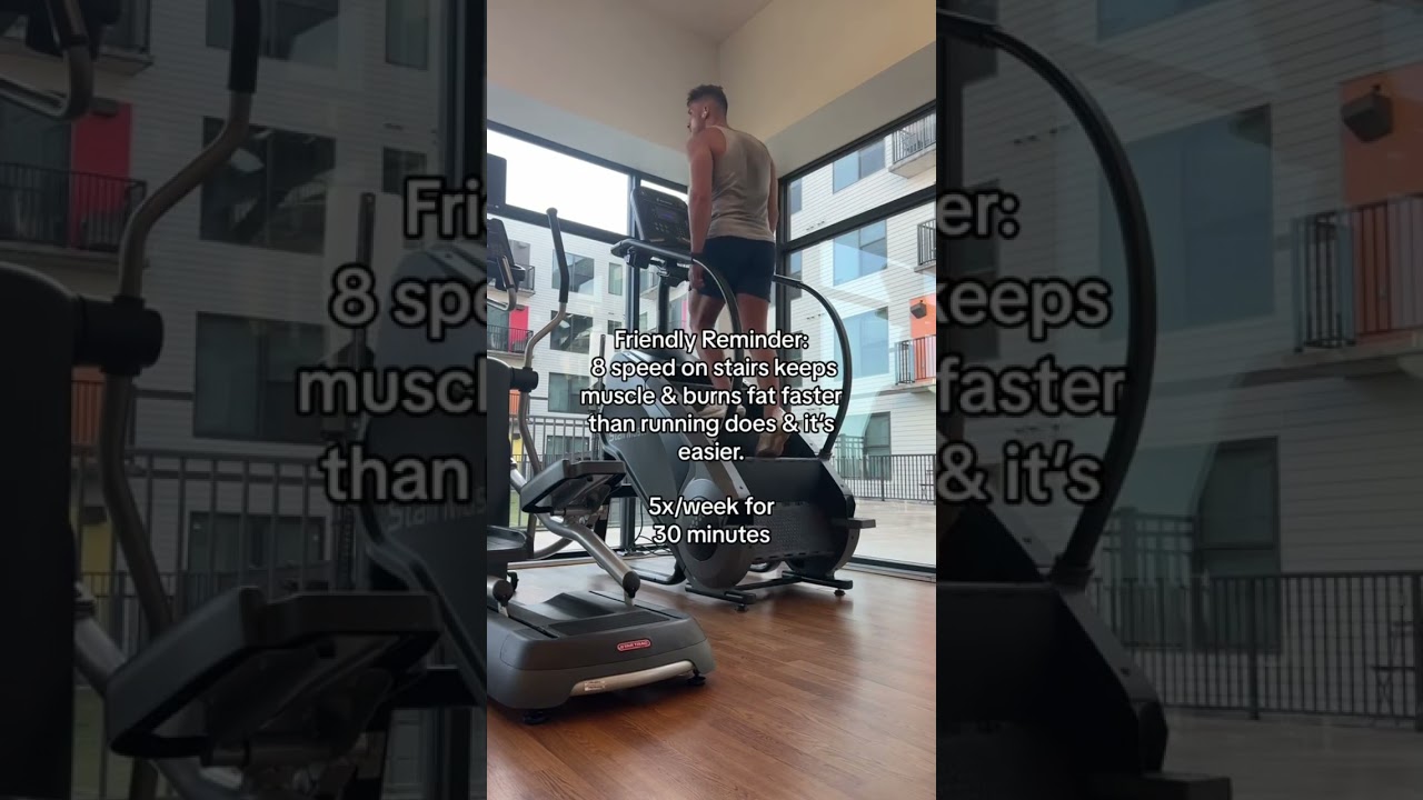 The best way to do stair master to lose fat #gym #fatloss