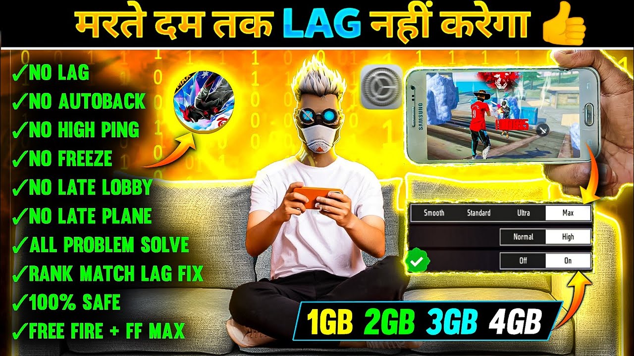 FREE FIRE LAG PROBLEM  SOLVED| HOW TO FIX FF LAG IN 2GB 3GB 4GB MOBILE|FREE FIRE LAG FIX 1GB 2GB RAM