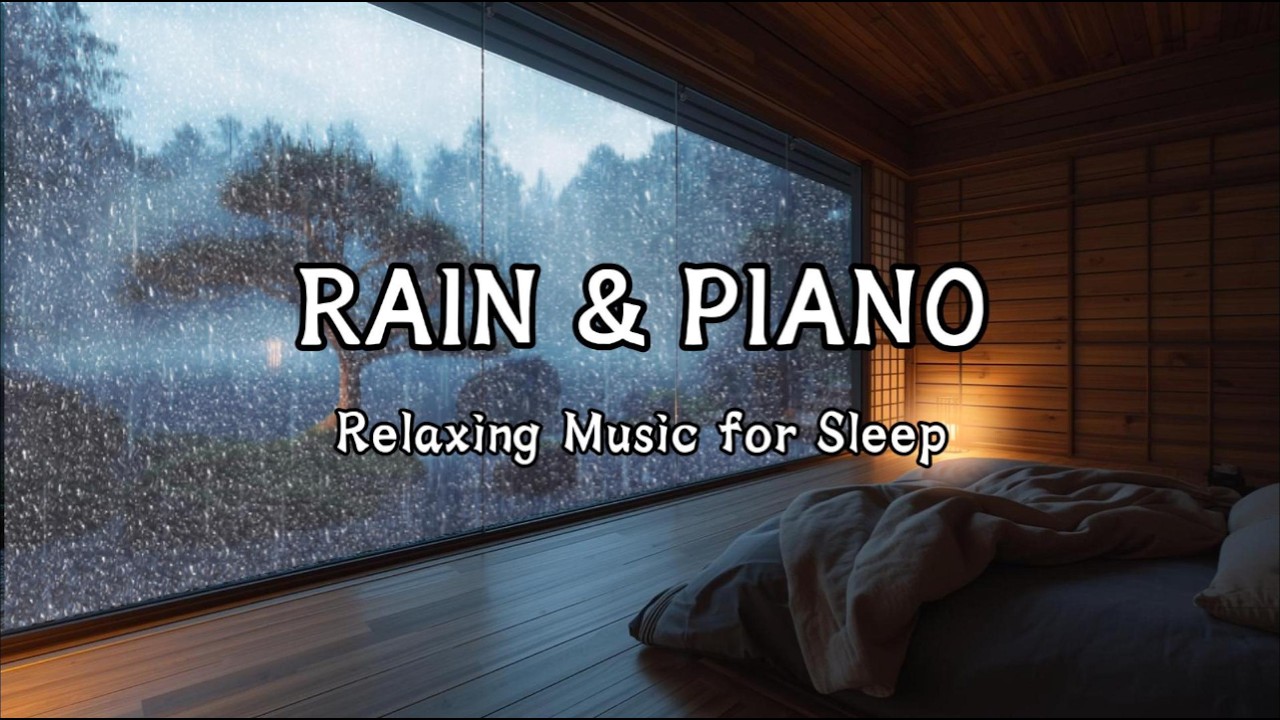 Fall Asleep Instantly with Soothing Rain Sounds | Healing Rain for Stress Relief and Peaceful Sleep