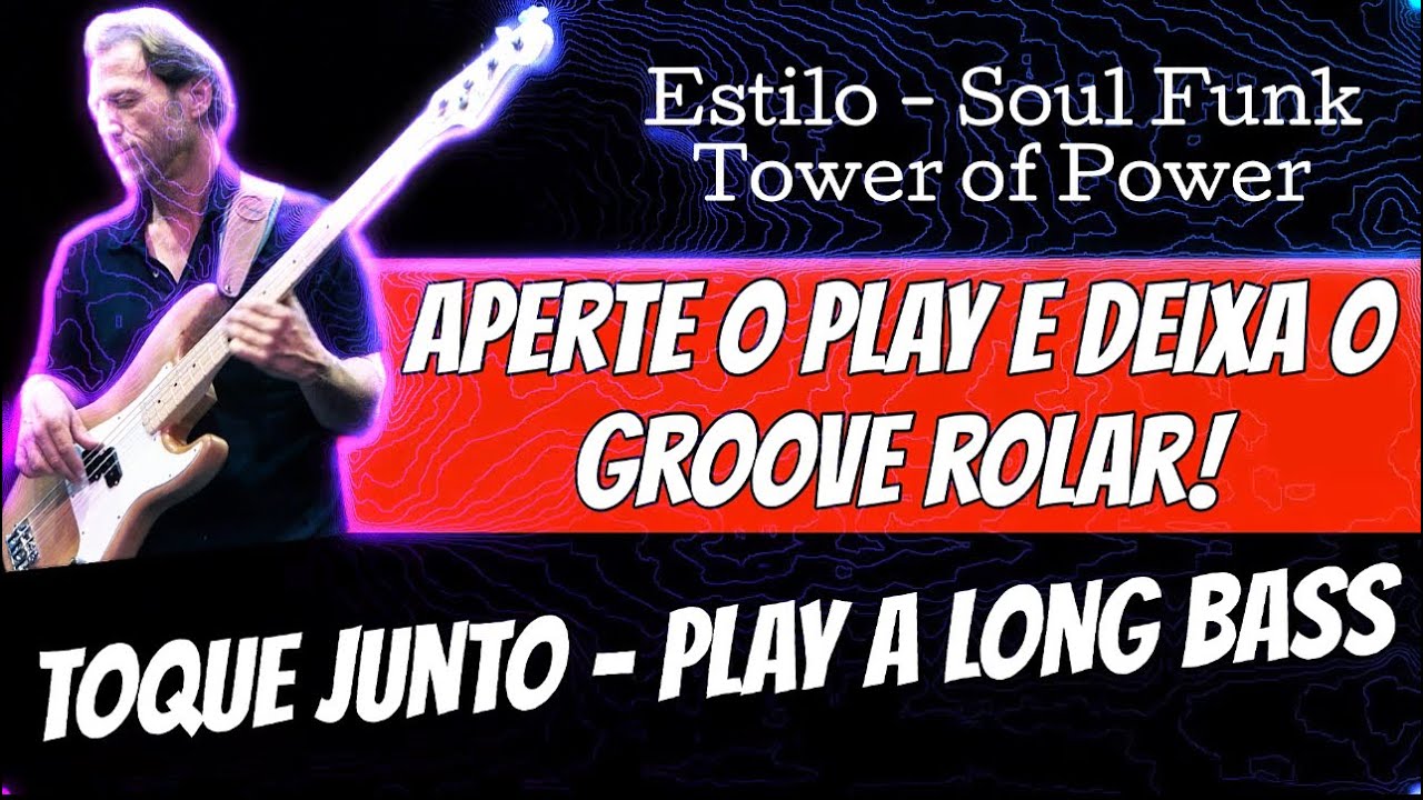 PLAY ALONG BASS - Base de Bateria para Baixistas - Para GROOVE  e Levadas