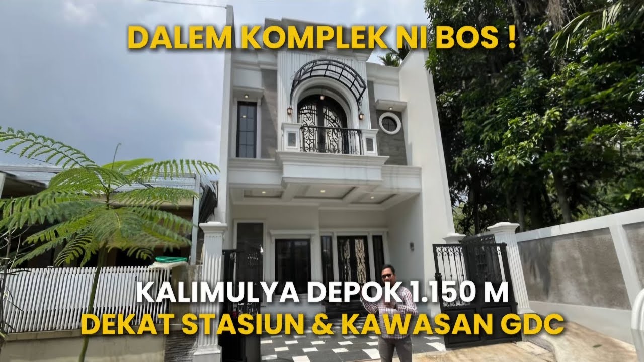 Rumah Mewah 2 Lantai di Kalimulya Dekat Stasiun Depok & Alun-Alun Grand Depok City