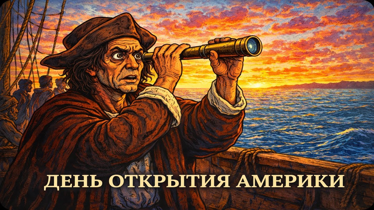 24 ЧАСА В Роли ХРИСТОФОРА КОЛУМБА В День Открытия Америки – Жестокая Правда...