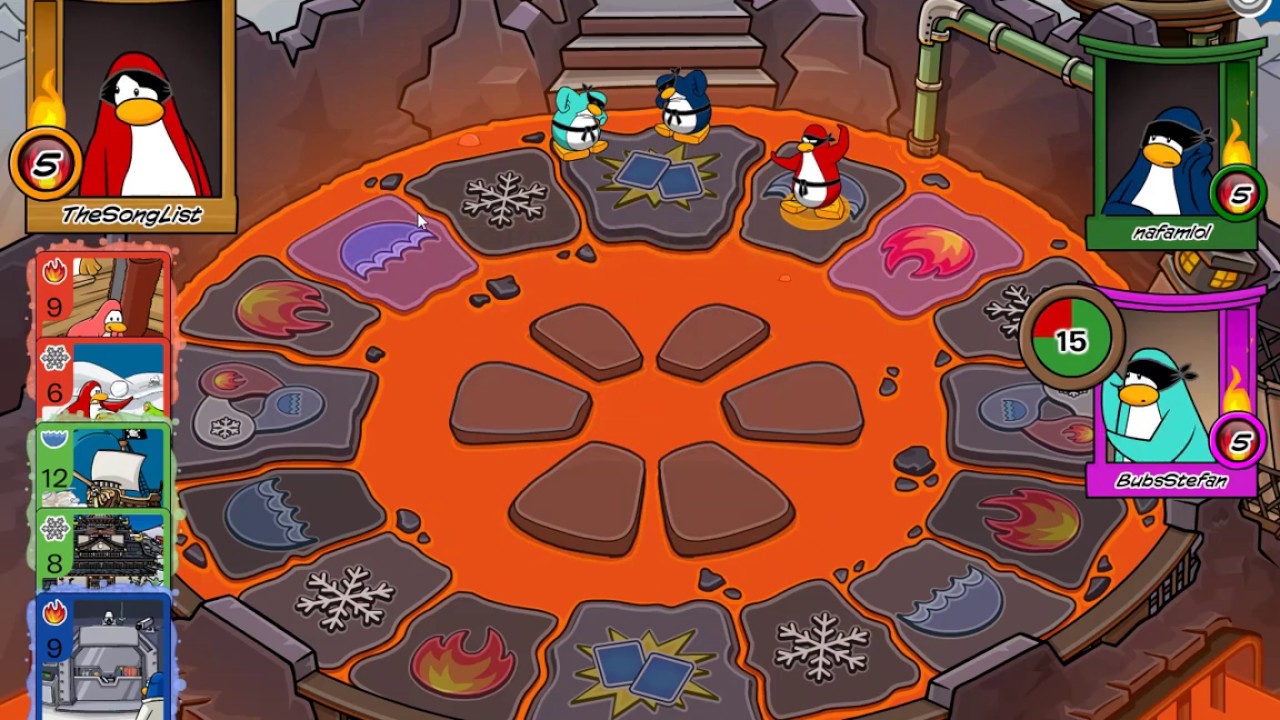 Club Penguin - Fire Card Jitsu Battle