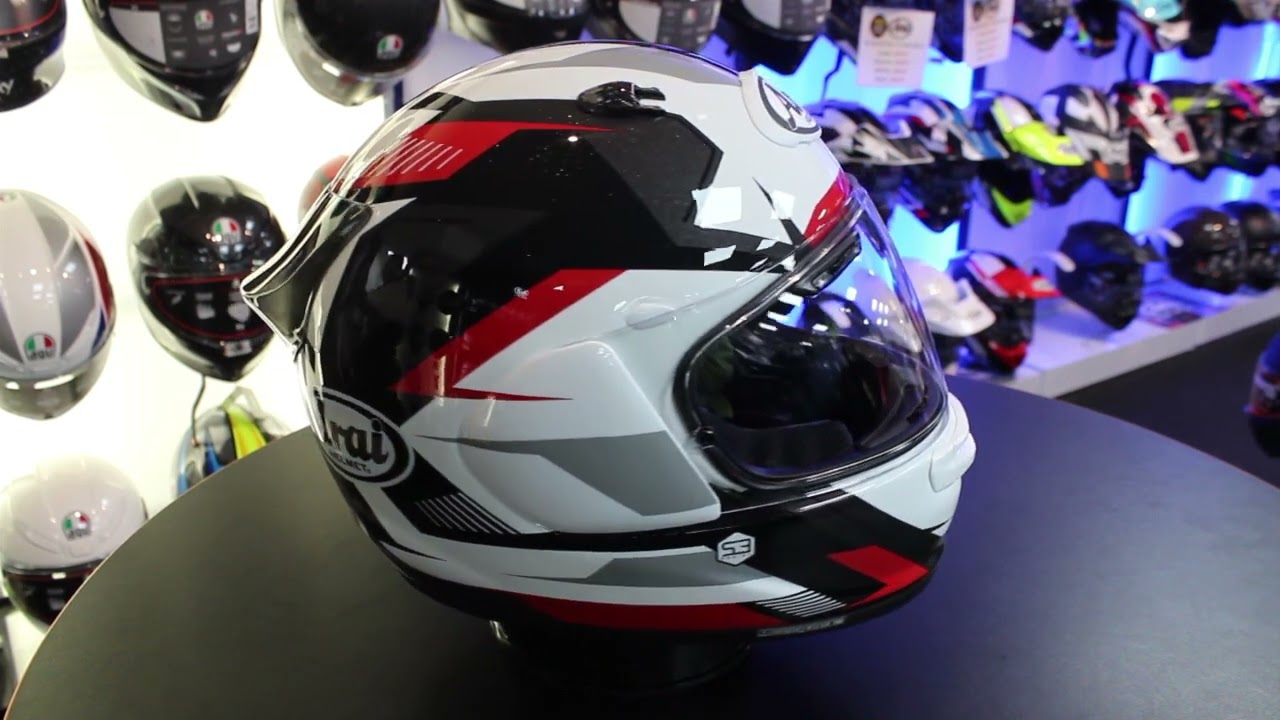 Arai Quantic Supra Motorcycle Helmet (Red)