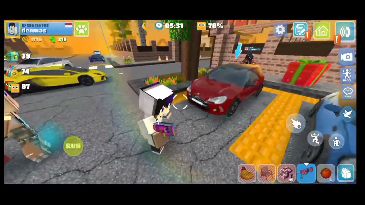 Rafi ke Indomaret dan mobilnya hilang #minecraft #partycraft