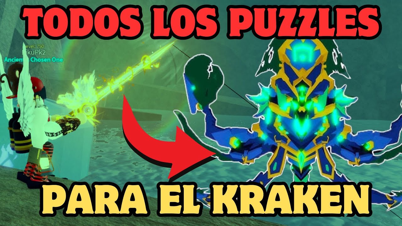 🦑 Cómo Atrapar al KRAKEN y Resolver TODOS los Puzzles para Entrar a su Habitación Secreta | Fisch
