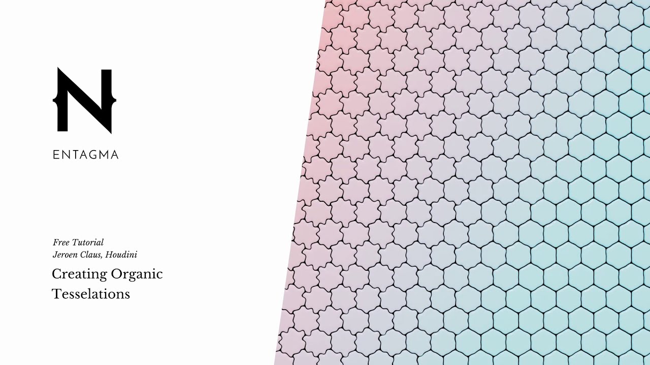 Houdini Tutorial: Creating Escher Inspired Tiling Tesselations