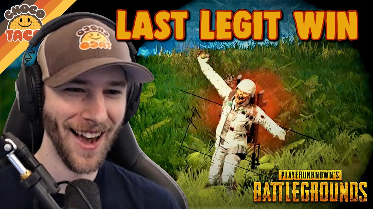 Pre-Bots: chocoTaco's Last Legit Win - PUBG Solos Gameplay
