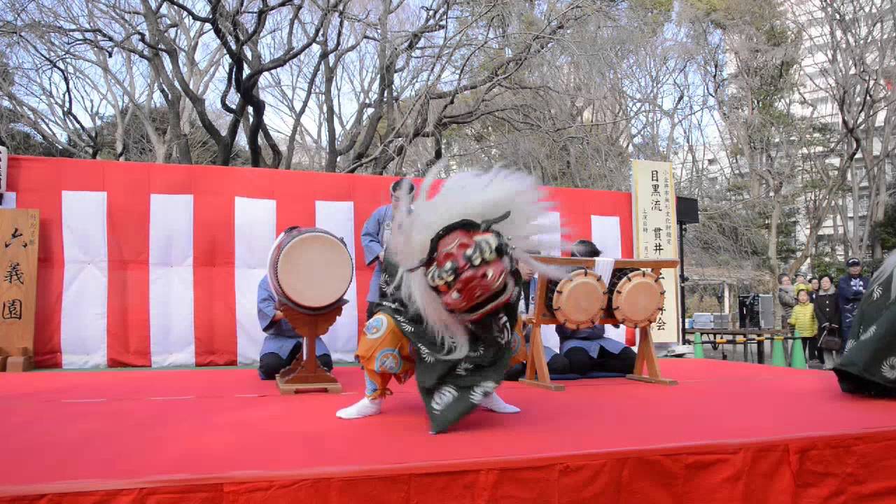 目黒流　貫井囃子保存会　獅子舞