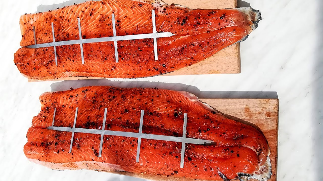 Würziger FLAMMLACHS vom Feuer