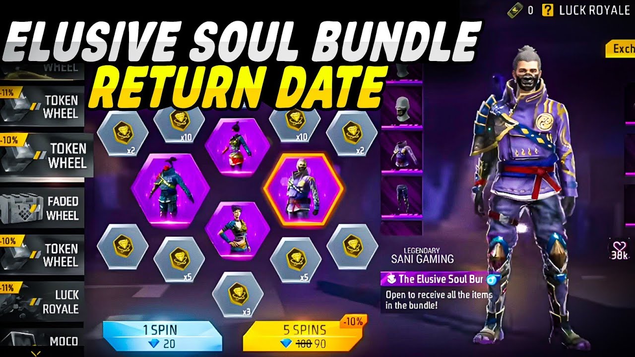Elusive Soul Bundle Return Date 2026😍 | Free Fire Max