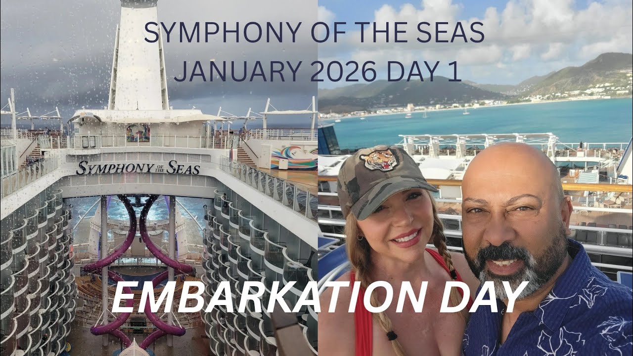 Symphony of the Seas VLOG Day 1 Embarkation Day  January 2026. Hiro, Balloon Drop.