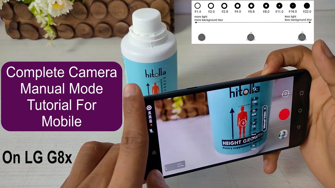 Camera Manual Mode Tutorial for Mobile | ISO, Shutter Speed, White Balance, Aperture, RAW