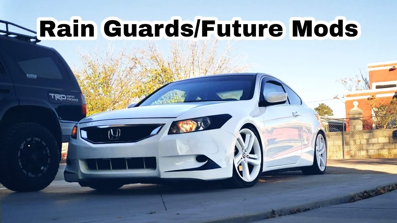 Installing Weather Tech Rain Guards and Discussing Future Mods for the Accord.