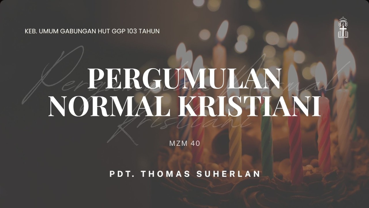 Pergumulan Normal Kristiani | Ibadah Gabungan HUT GGP Shalom 29 Maret 2026