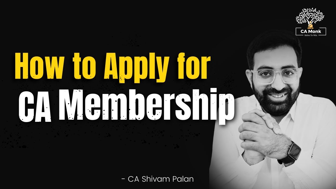 How to Apply for CA Membership | CA Membership Application SSP Portal | Membership for CA
