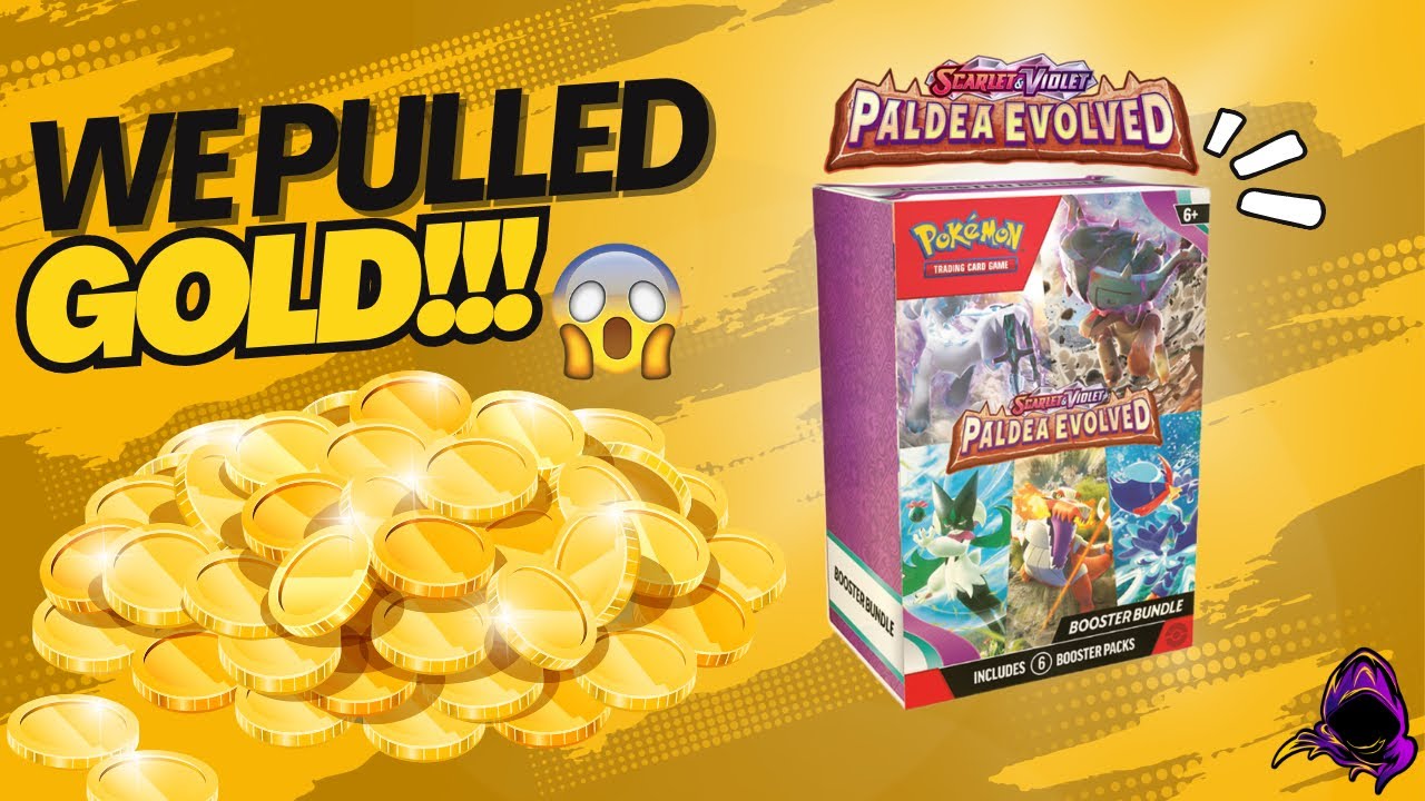 Pokémon: Paldea Evolved Booster Bundle Opening & TCG Lightning Pack (Gold Card Pulled)