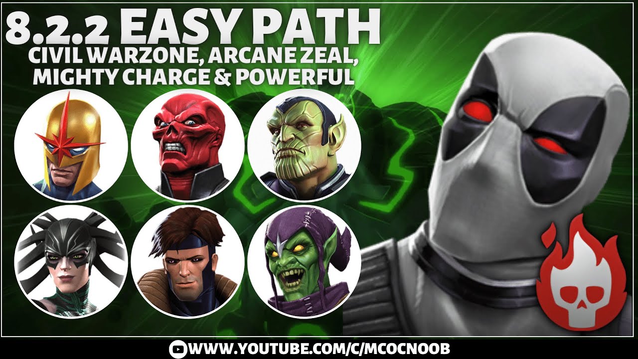 MCOC: Act 8.2.2 - Easy Path For Completion - Deadpool X