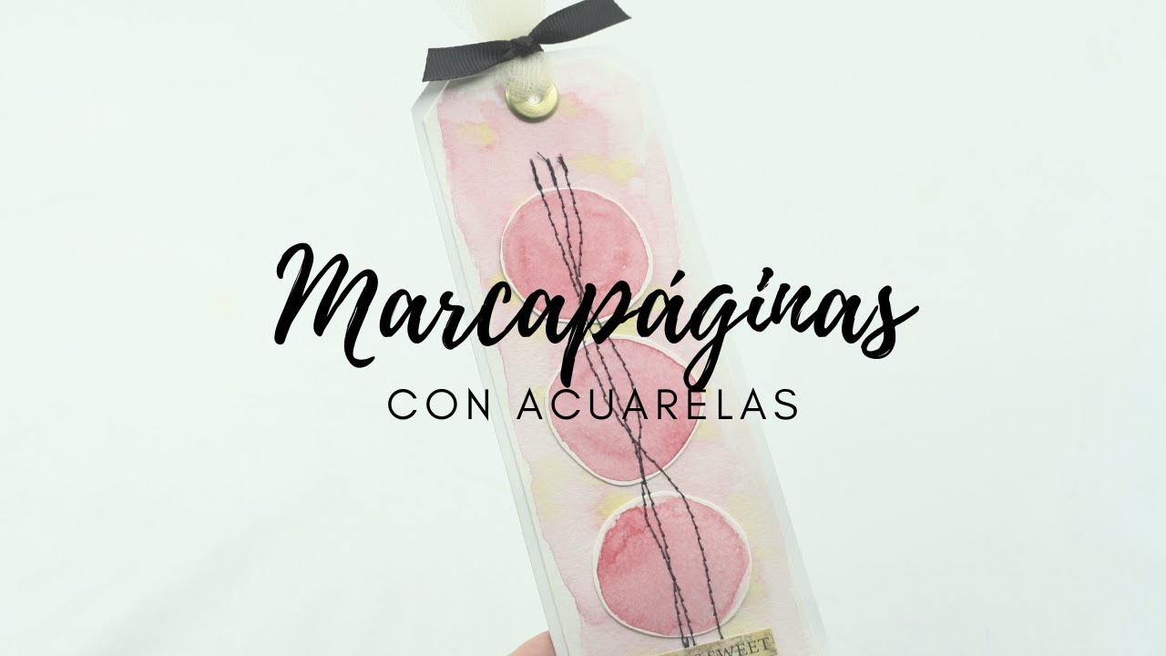 MARCAPÁGINAS 🔖 con ACUARELAS.🎨