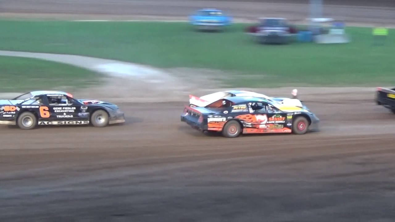 Plymouth Dirt Track Grand National Feature Highlights 7 15 2017