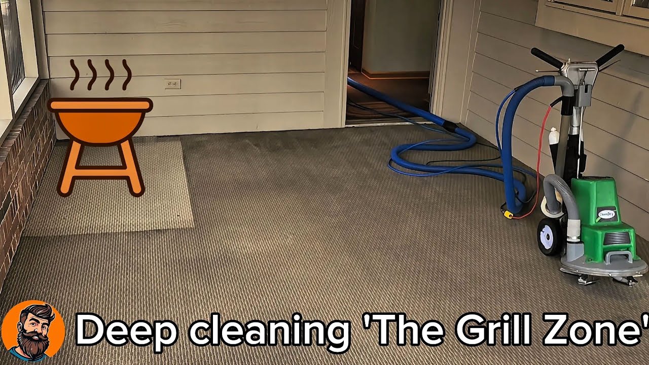 Dirty Patio Carpet | Satisfying Carpet Cleaning & ASMR Relaxation