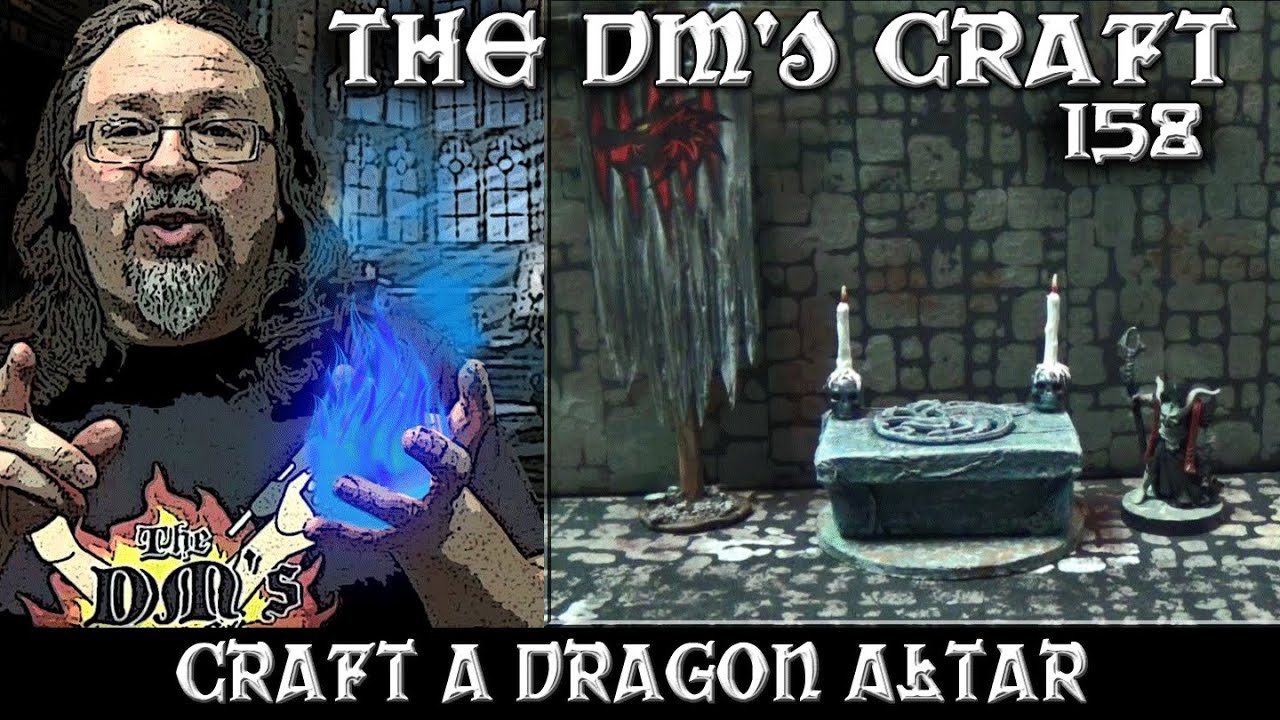 Easy & Cheap DRAGON ALTAR Terrain for D&D (DM's Craft #158)