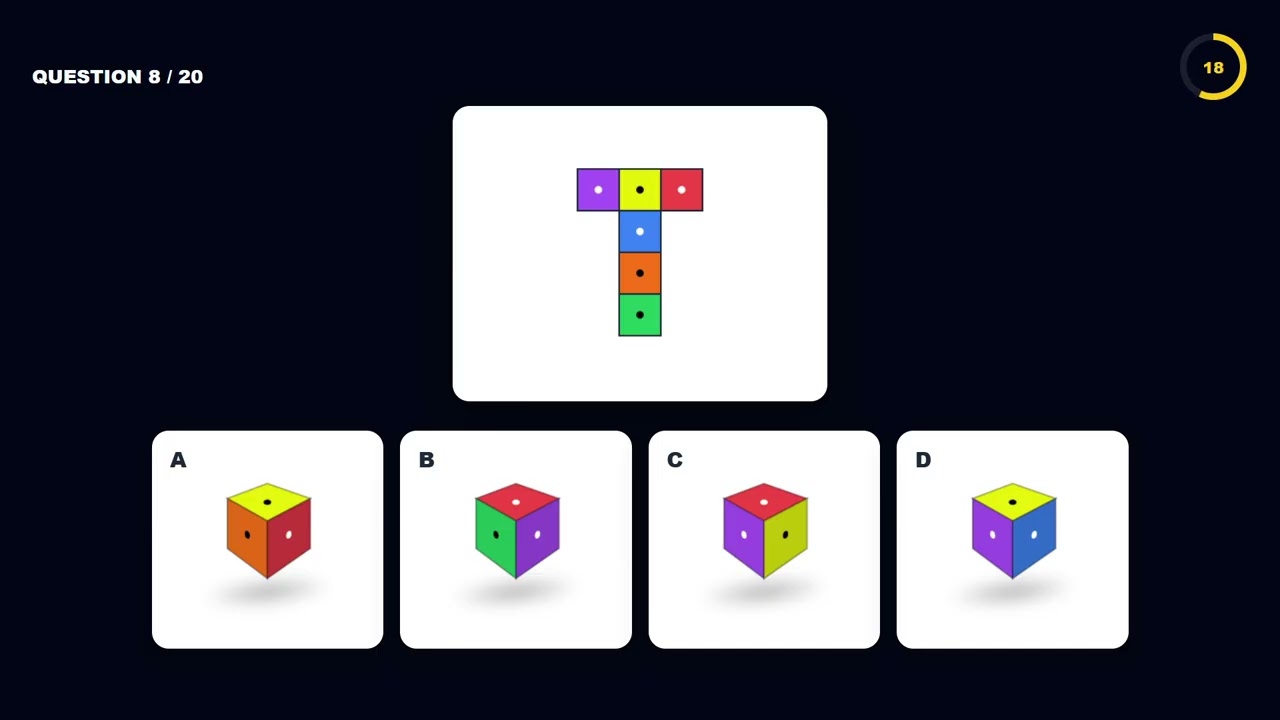 20 Questions Spatial Reasoning Quiz: Only Genius Can Get Perfect Score! #spatialreasoning