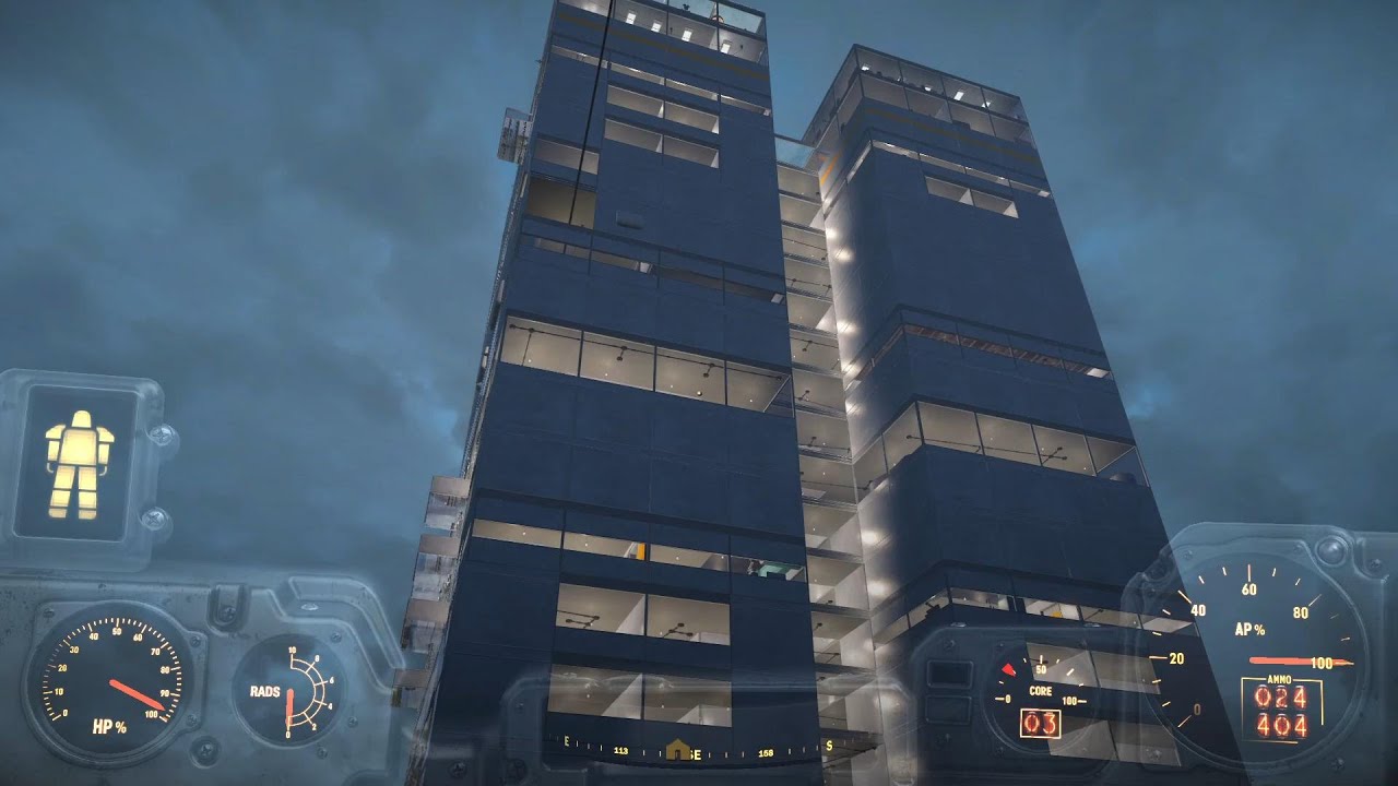 Fallout 4 Institute Settlements Part 1 - Abernathy Tower