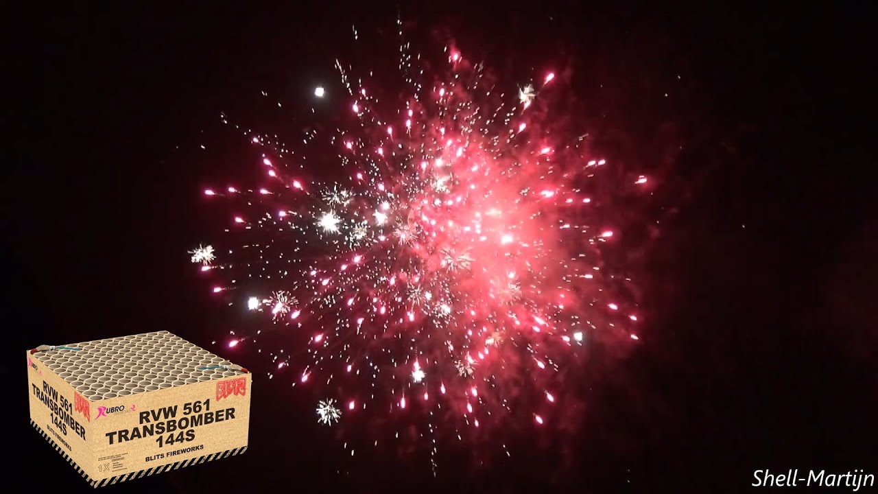 Transbomber 144 shots Rubro vuurwerk | Shell Martijn