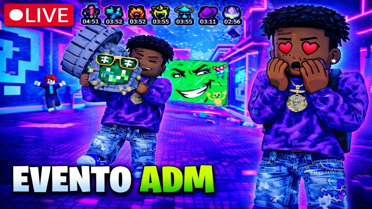 🔴 AO VIVO: EVENTO NO FUJA DO TSUNAMI! + SOBREVIVA A LAVA #roblox  🌊