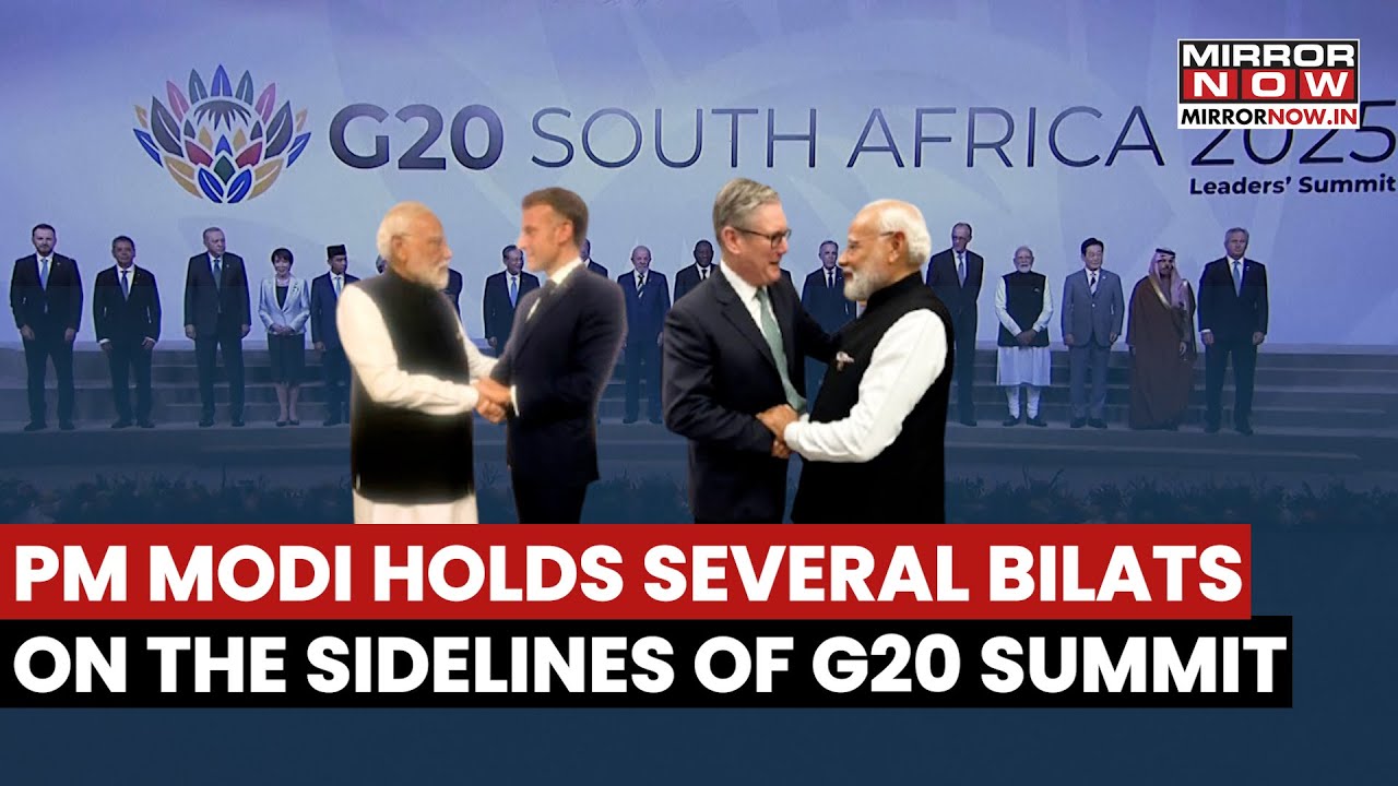 PM Modi At G20 Summit, Holds Bilateral Talks With Leaders From France, UK, Brazil, And Italy