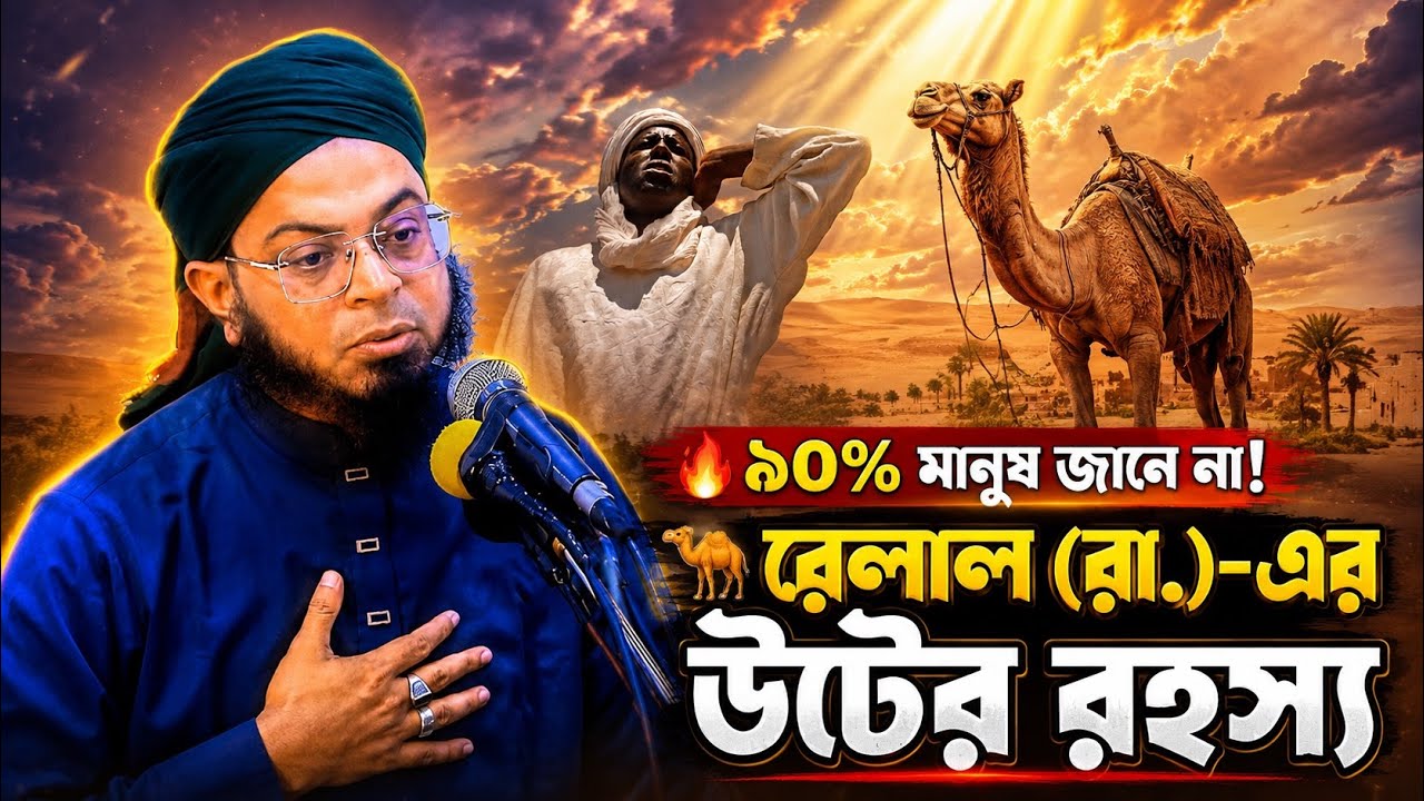 আরশ থেকে নেমে আসা বেলাল ( রাঃ) এর উটের সত্য ঘটনা || মুফতী নাসির উদ্দীন আনসারী || KH STUDIO ||2024 ||