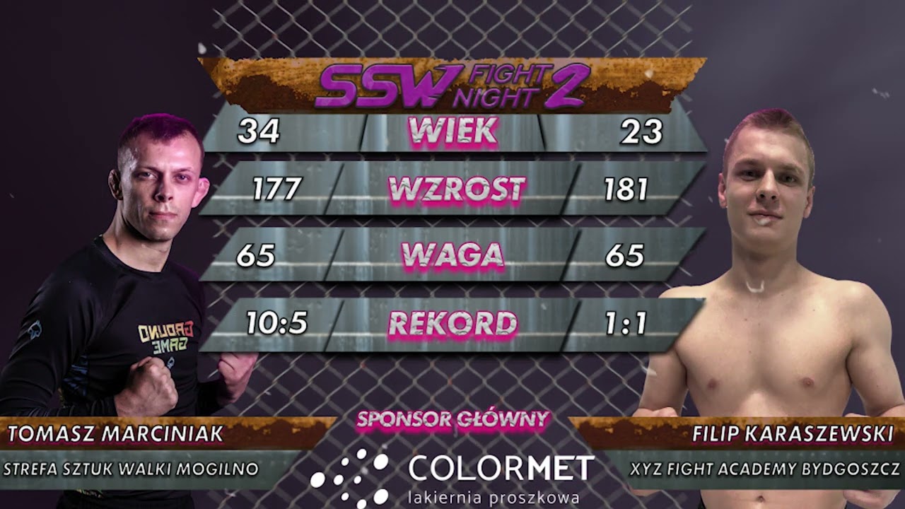 SSW Fight Night 2 : Tomasz Marciniak vs Filip Karaszewski / walka grapplingowa