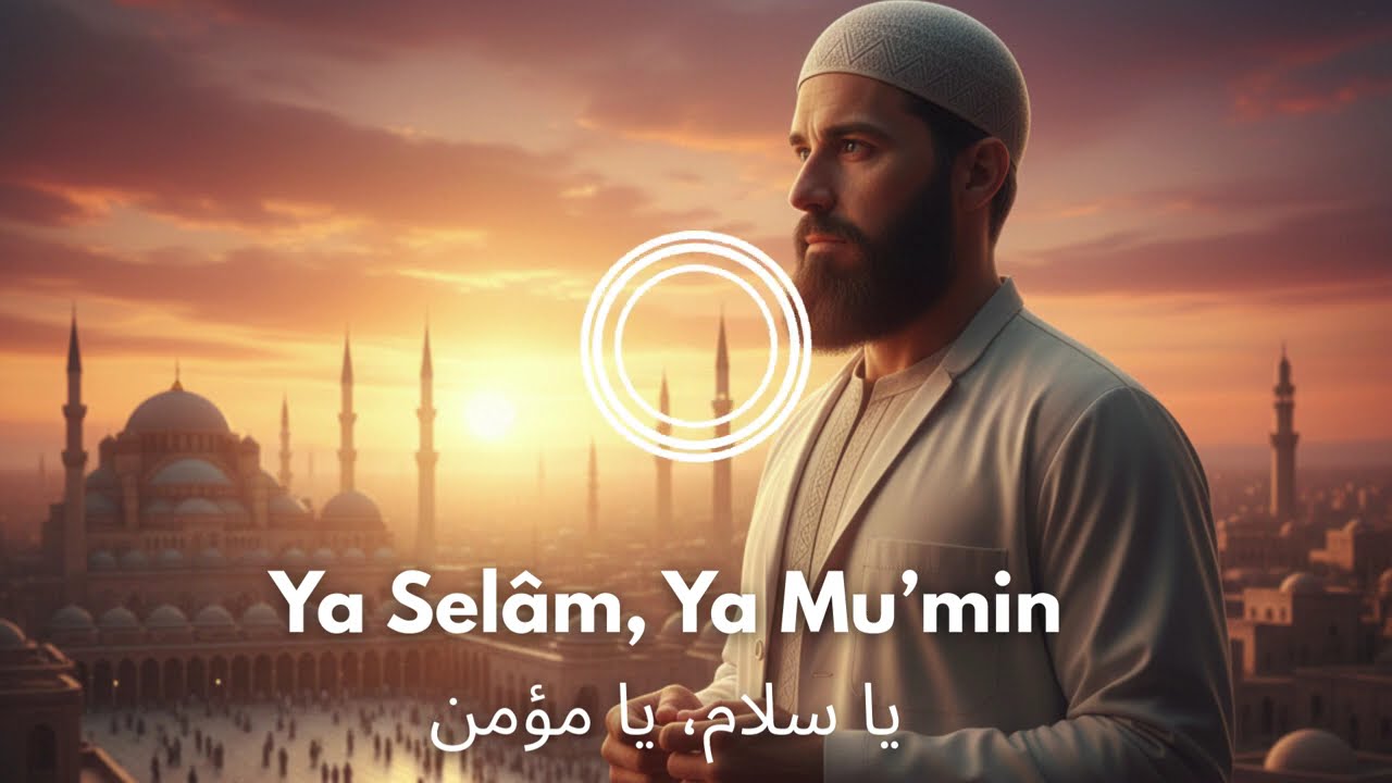 Ya Selâm, Ya Mu’min | Kalbime huzur ver, korkularımı emniyete al ve beni güvenine teslim et.