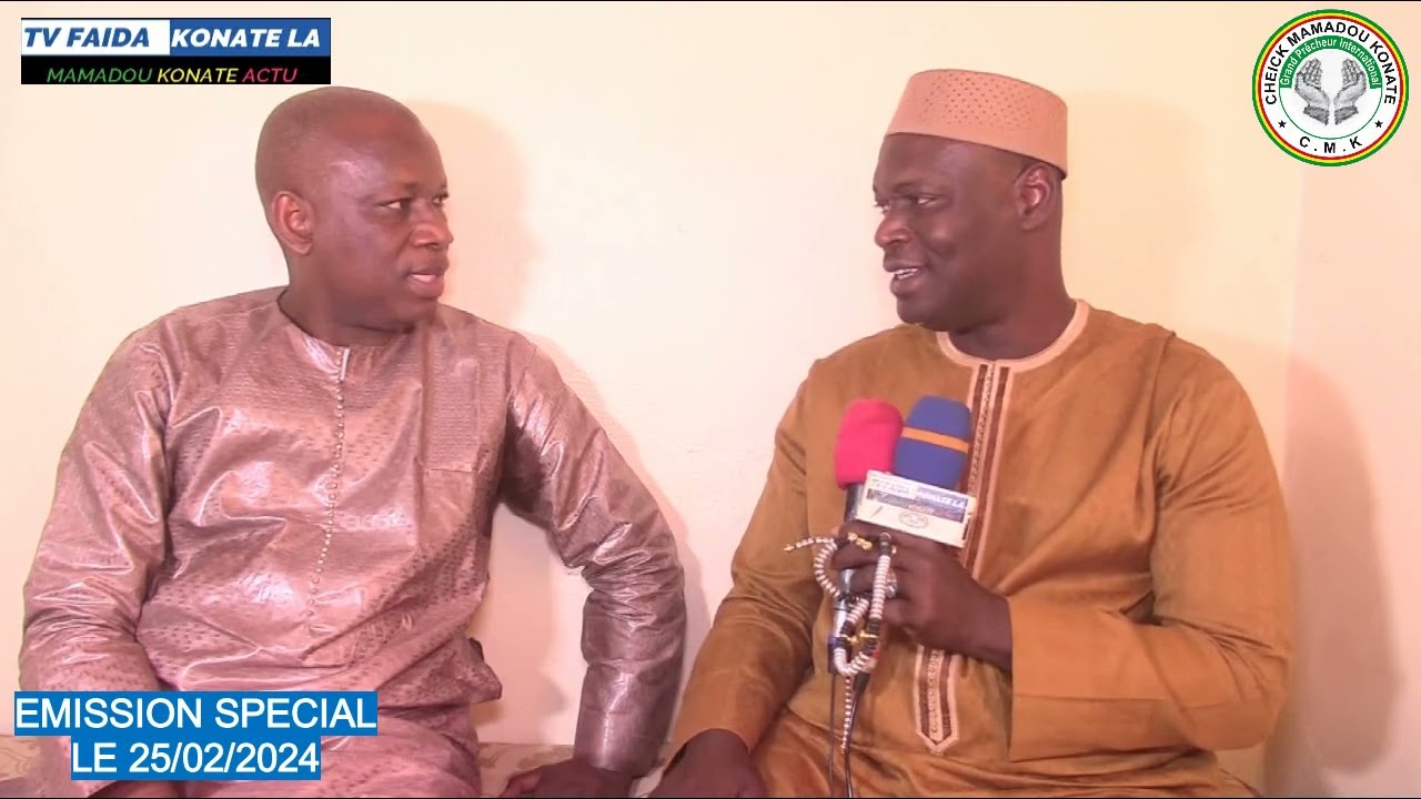 ÉMISSION SPECIAL PAR CHEICK MAMADOU KONATE ET FAIDA TRÈS IMPORTANT ET INFO BAGUES LE 25/02/2024