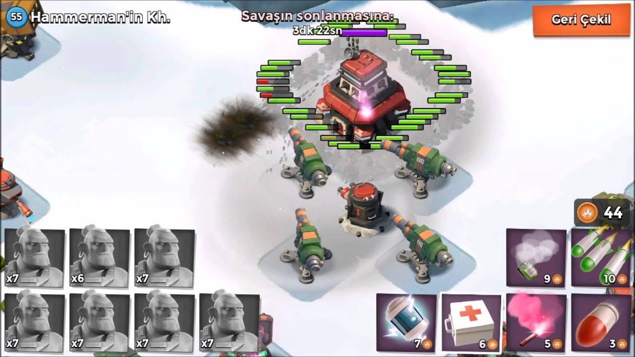Boom Beach - Hammerman Level 55