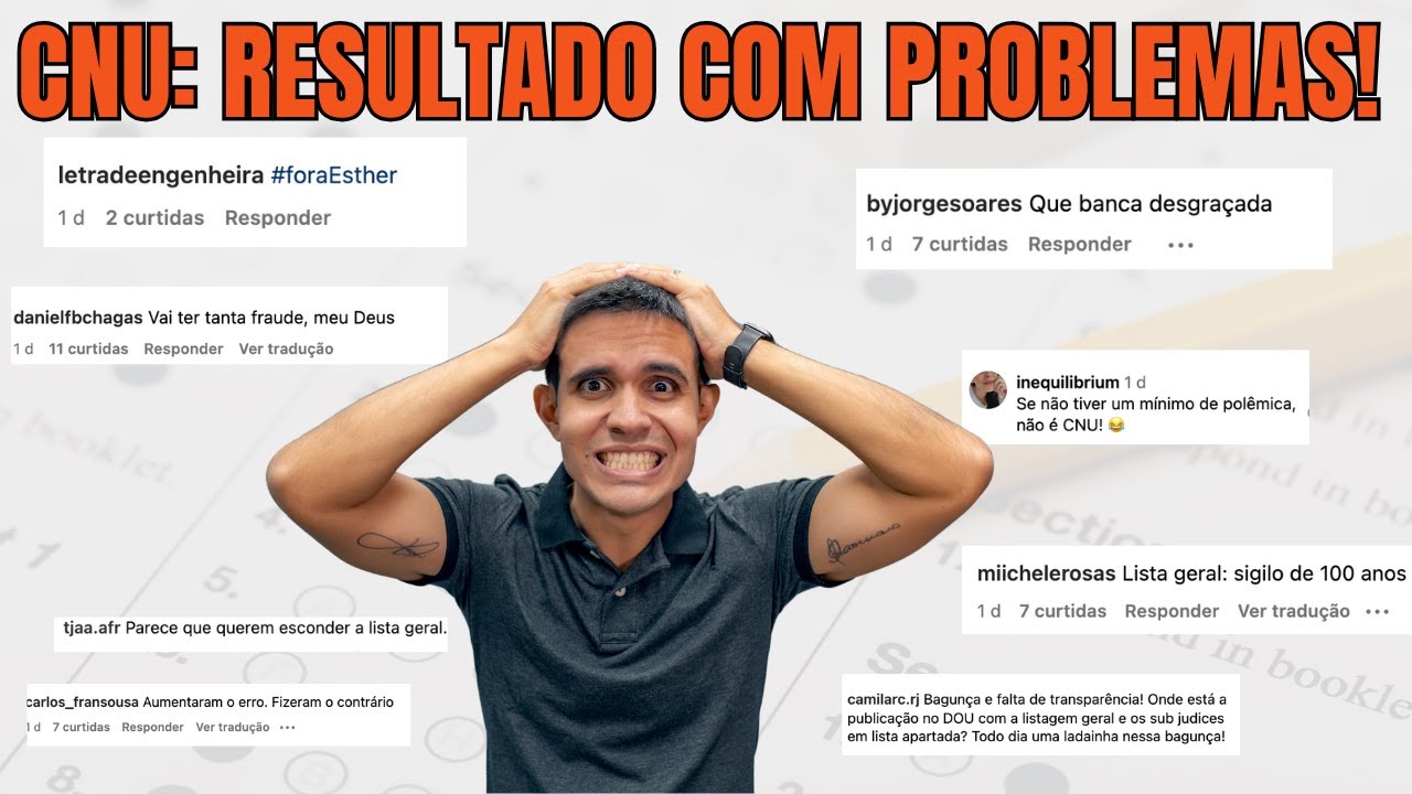 CNU: resultado causa REVOLTA em candidatos; o que aconteceu?
