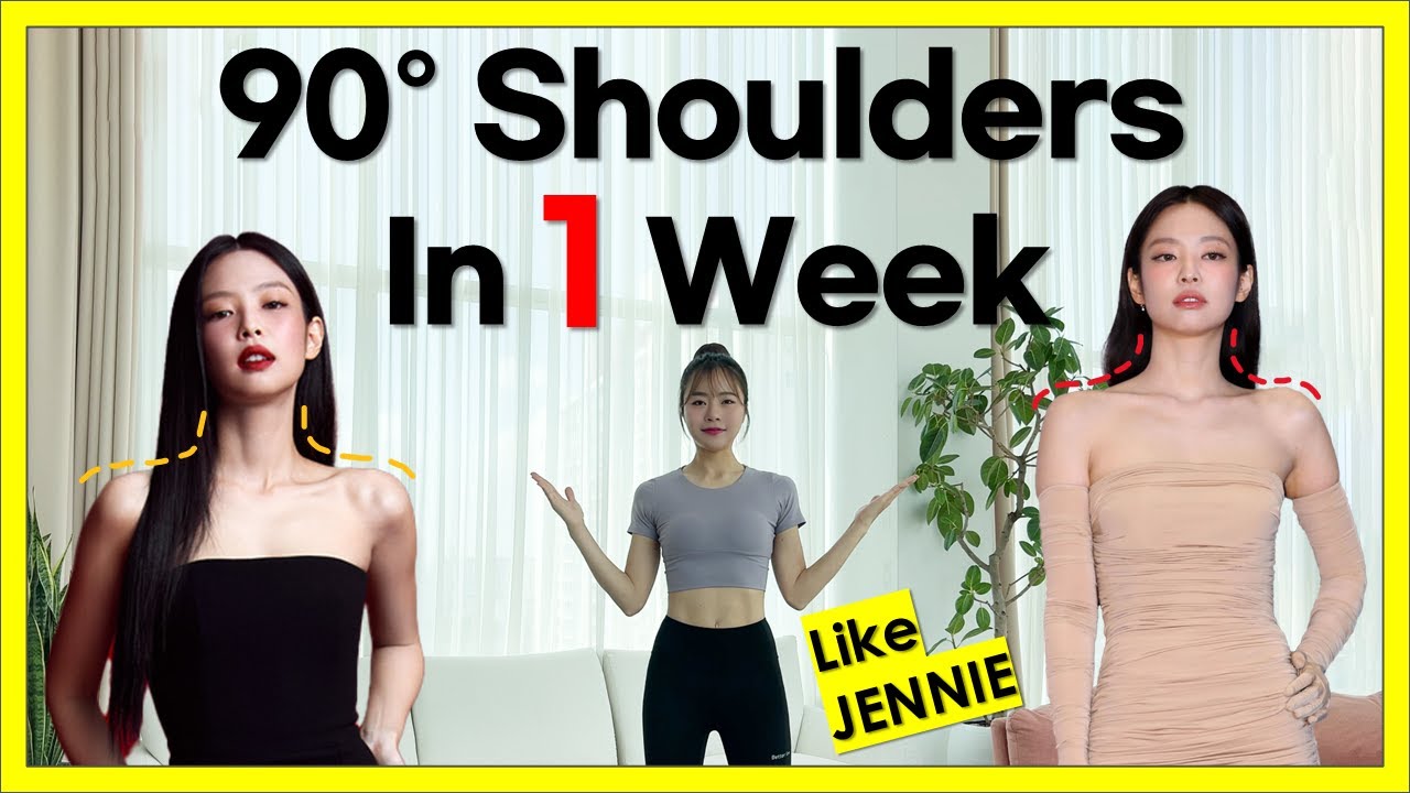 90° Lean Shoulders Workout | Get Beautiful Neck & Shoulders(No Equipment, Standing Only) 어깨운동 루틴