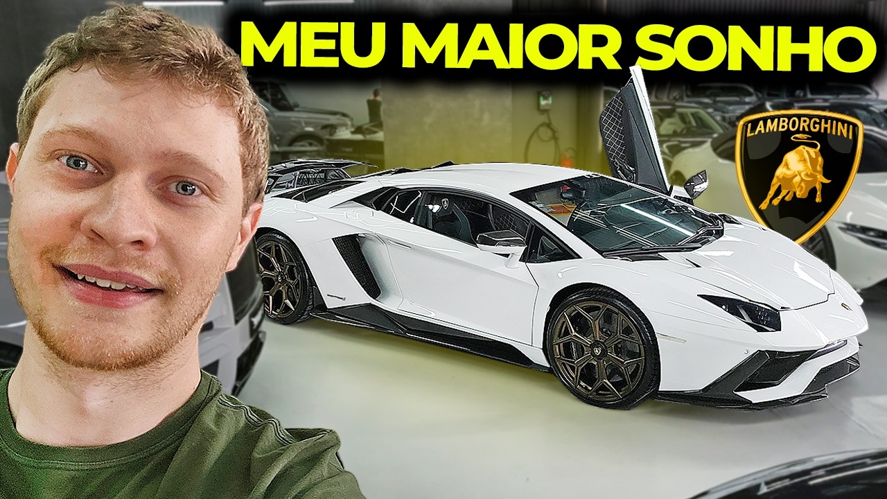 LAMBORGHINI AVENTADOR V12: SEMPRE FOI MEU SONHO! (PRIMEIROP CONTATO)
