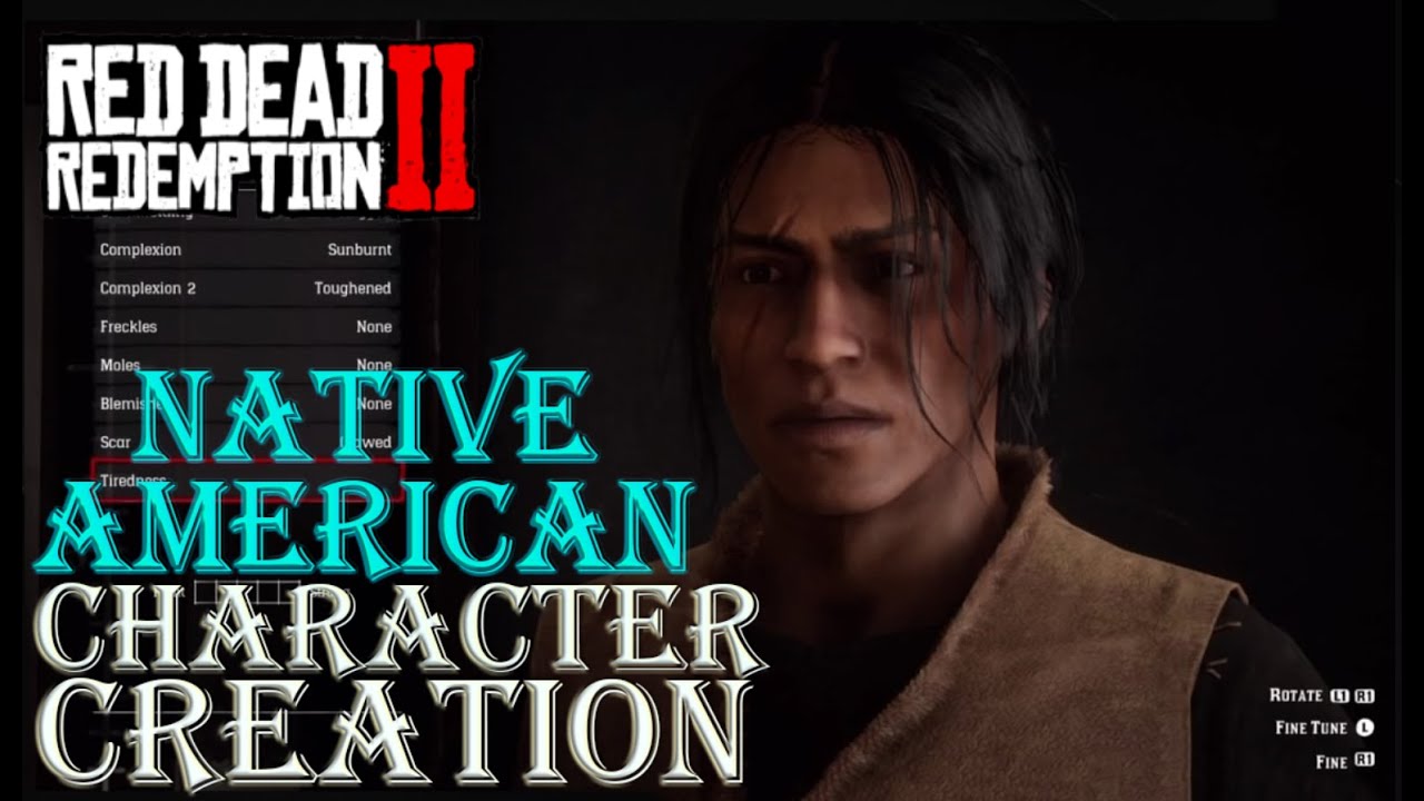 Red Dead Redemption 2 Online Native American Character Creation