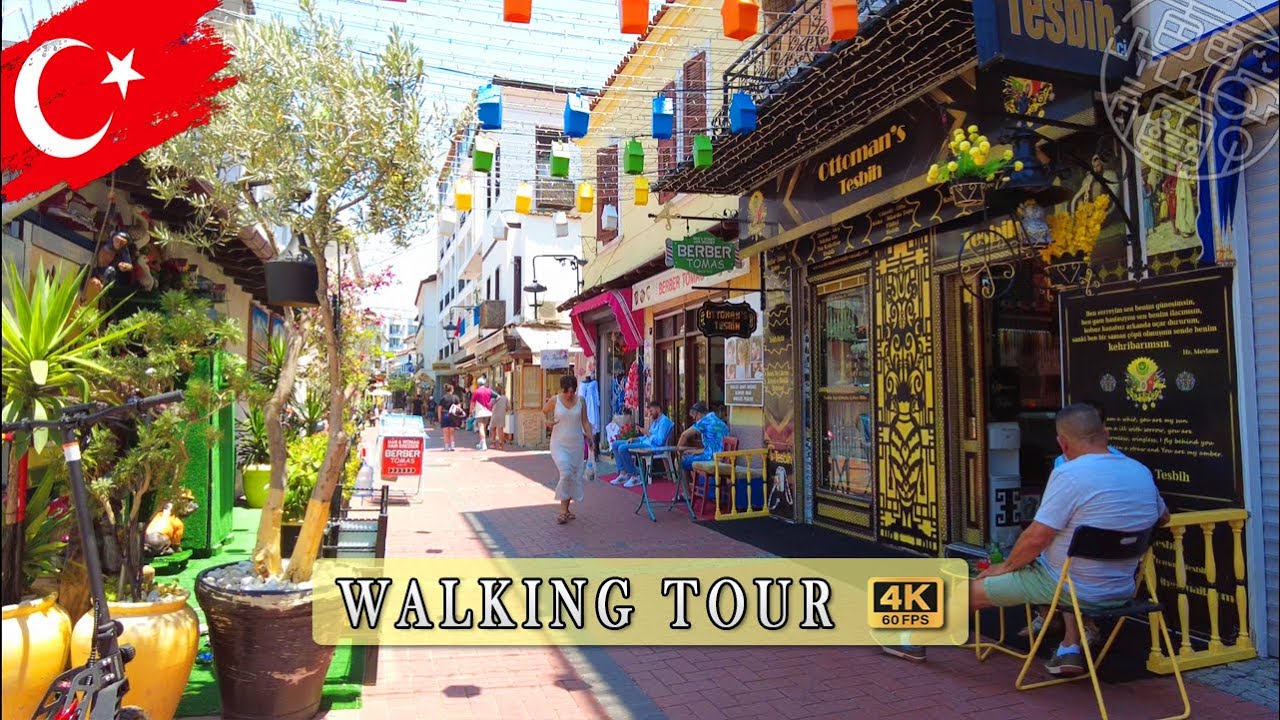 KUŞADASI Central - Walking Tour 4K⁶⁰