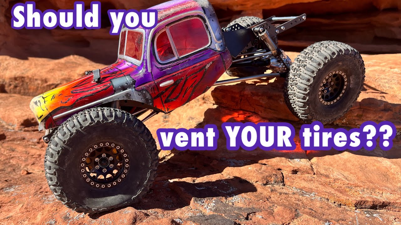 Улучшения для RC Crawler! Действительно ли вентилируемые шины лучше?