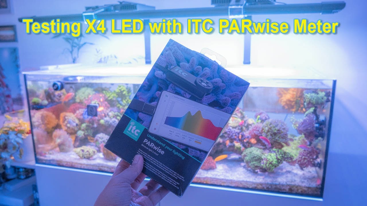 Уровни светодиодов Illumagic X4 с помощью измерителя Parwise ITC