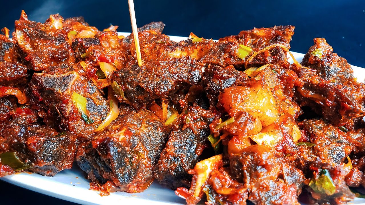 The Perfect SPICY Goatmeat Recipe| Peppered Goatmeat