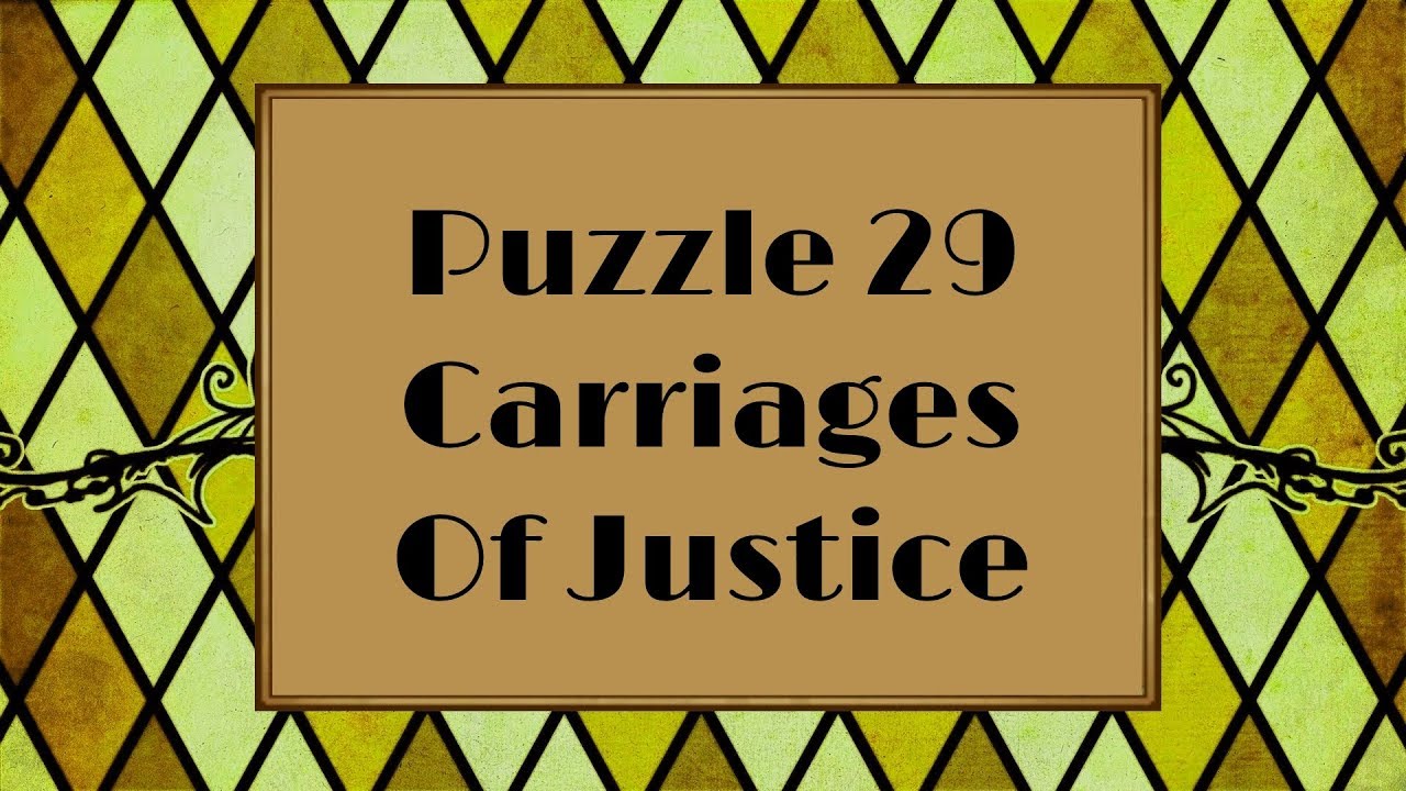 Professor Layton and the Azran Legacy - Puzzle 29: Carriages of Justice