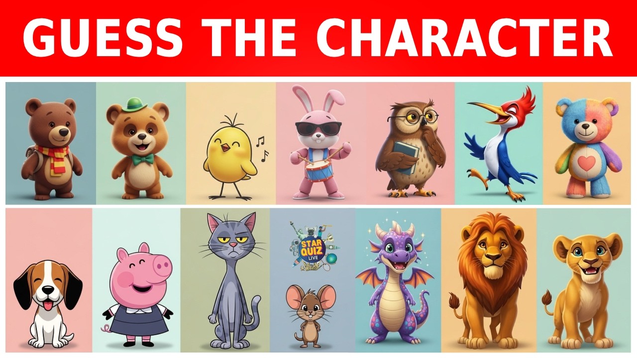 Guess The Cartoon Character by Image 🤔 | Cartoon Quiz Challenge